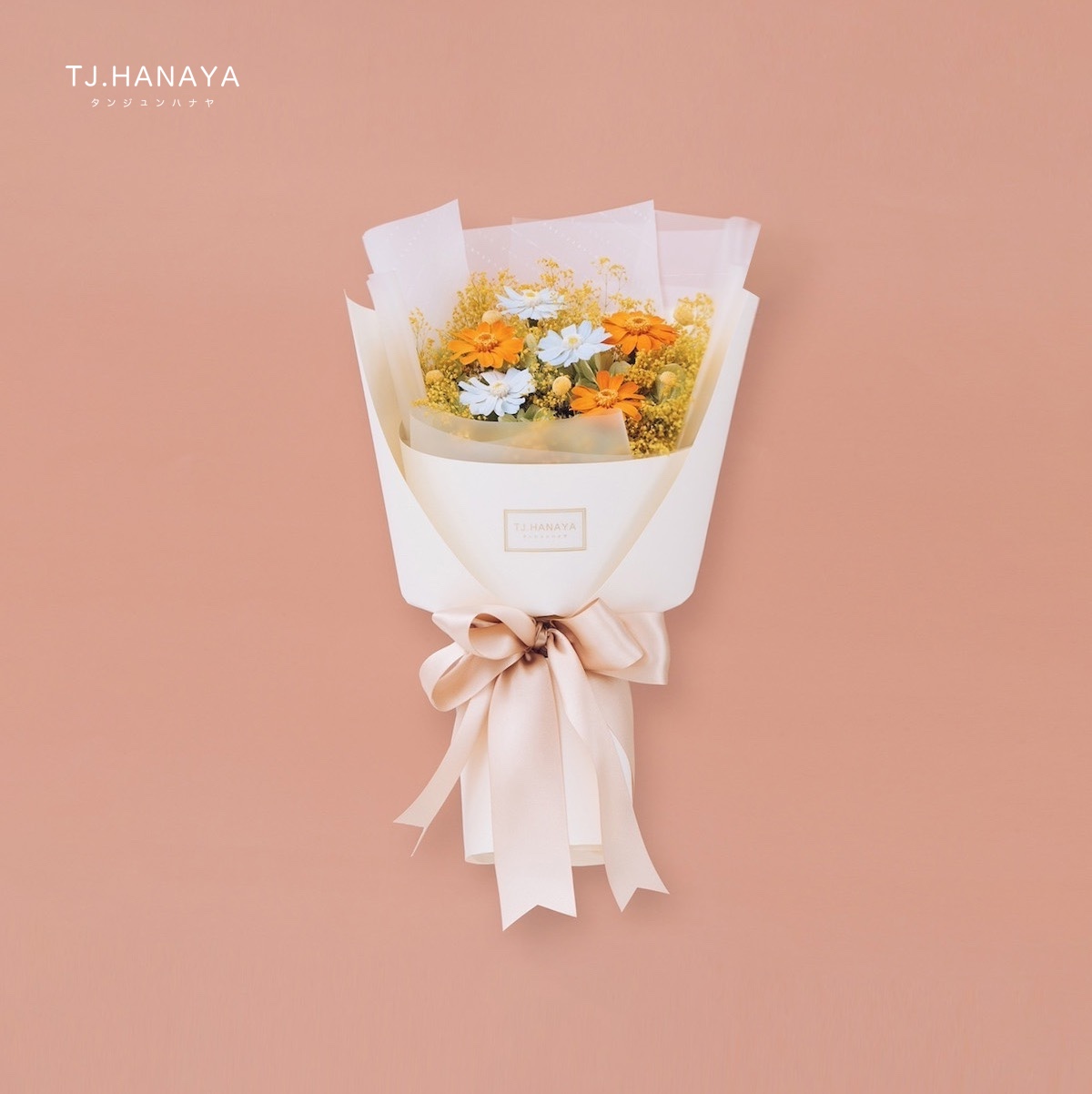永生雛菊花束｜PB073
