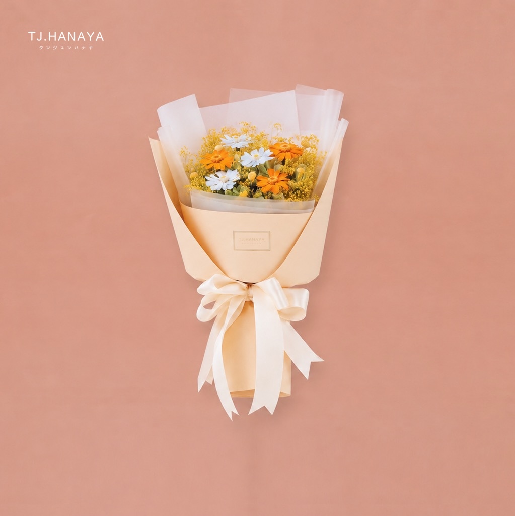 永生雛菊花束｜PB073