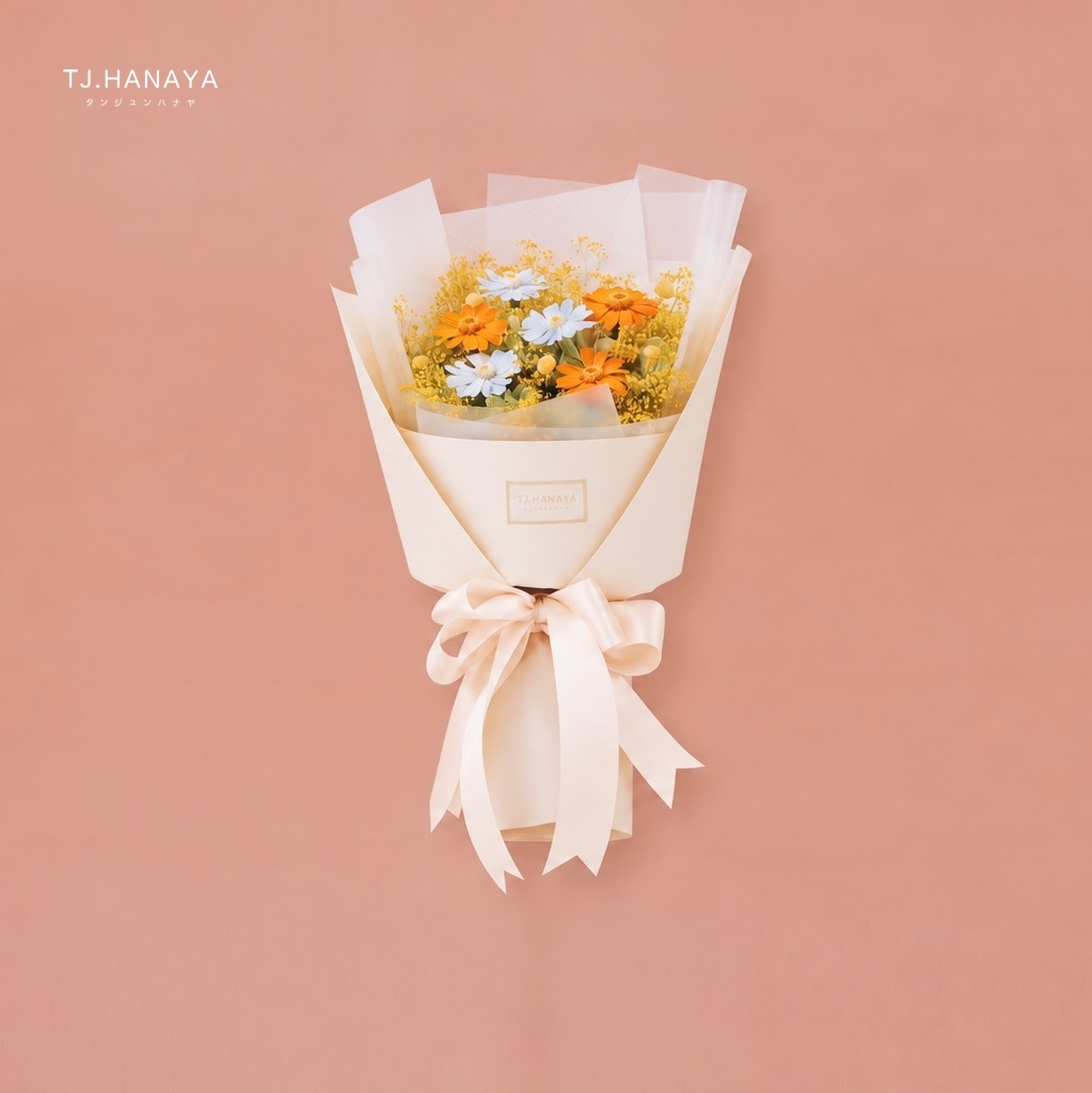 永生雛菊花束｜PB073