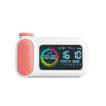 LED彩色智慧聲控學習時鐘－鬧鐘 溫度日期顯示多功能合一