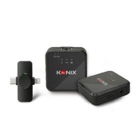 【KONIX】G6 無線收音麥克風 一對二無線麥克風 領夾式麥克風 適用安卓蘋果