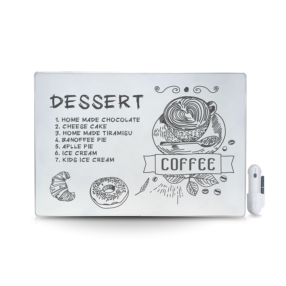 【Green Board】30吋磁性電紙板 SP30 極淨無塵白板 局部清除電子白板 教學授課白板 店家廣告看板