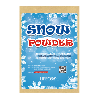雪花粉/水變雪/人造雪/膨脹雪花/聖誕雪花(15g)