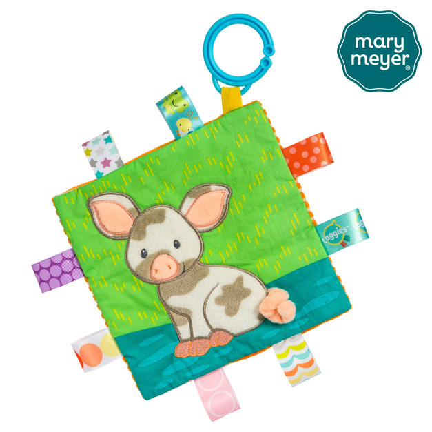 『福利品特賣會-絕版品』【MaryMeyer】標籤動物安撫沙沙紙-泥泥豬《限時限量搶購》