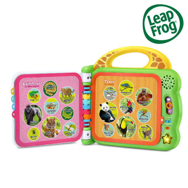 『福利品特賣會-瑕疵』【LeapFrog】100單字動物互動認知圖鑑《限時限量搶購》