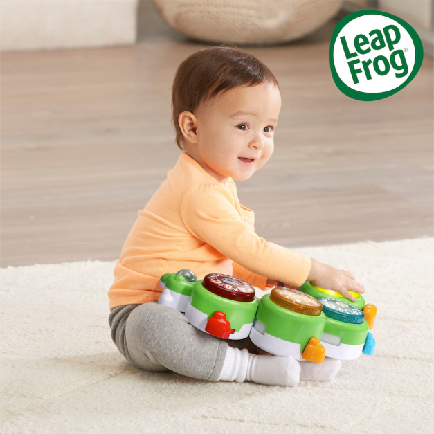 『福利品特賣會-盒損』【LeapFrog】彩虹鼓毛毛蟲(UK版-英式發音)《限時限量搶購》