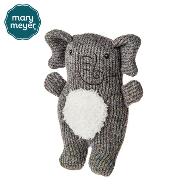 『福利品特賣會-絕版品』【MaryMeyer】柔軟手搖鈴-針織象