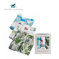 【Little Unicorn】純棉紗布巾三入組 搖滾海洋
