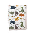 【Little Unicorn】純棉寶寶毯 只有恐龍_1