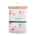 【Little Unicorn】竹纖維寶寶毯 熱帶紅鶴_2