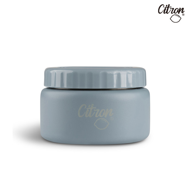 『缺貨』【Citron】雙層食品保溫罐_霧靄藍