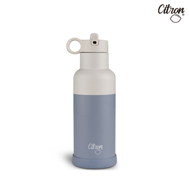 『缺貨』【Citron】三層保溫瓶_500ml_霧靄藍