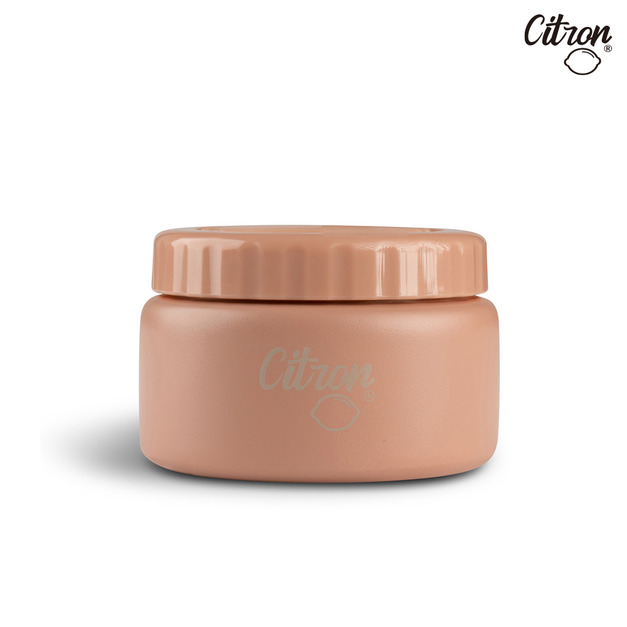 『現貨限量-下單前可先詢問是否有貨』【Citron】雙層食品保溫罐_浪漫粉