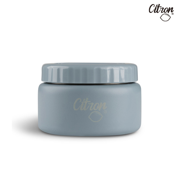 『福利品特賣會-瑕疵』【Citron】雙層食品保溫罐_霧靄藍《限時限量搶購》