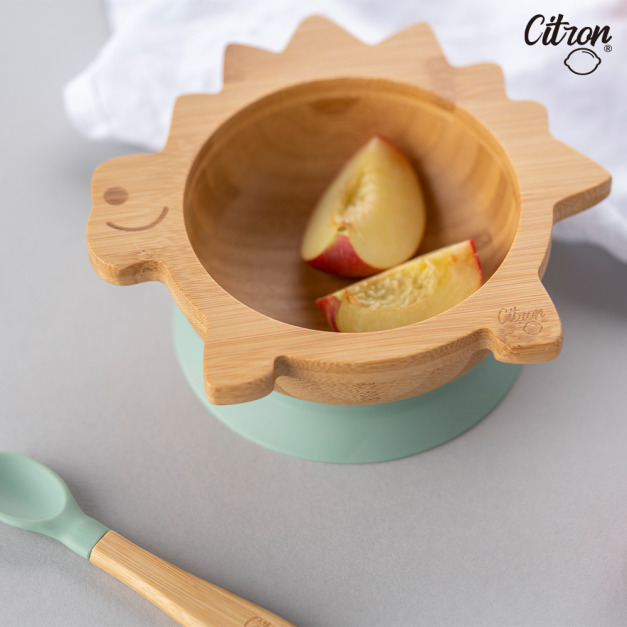 『福利品特賣會-瑕疵』【Citron】竹製碗匙組-勇敢劍龍《限時限量搶購》