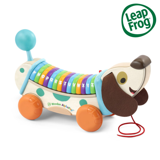 『福利品特賣會-無盒』【LeapFrog】木質字母小狗《限時限量搶購》