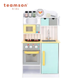 【Teamson kids】小廚師佛羅倫斯木製廚房玩具-薄荷綠(中型玩具廚房)(黃綠色)