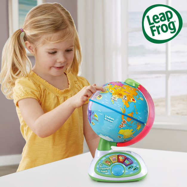 『福利品特賣會-盒損』【LeapFrog】觸控學習地球儀(UK-英式發音) 