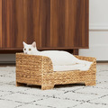【Teamson Pets】海草籐編織長方形寵物床_2