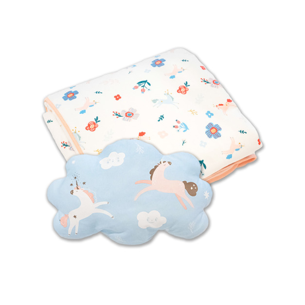 【enkeli】魔幻獨角獸夾棉枕頭被子