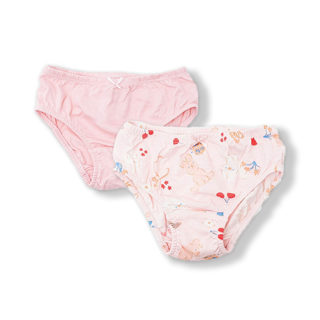 【enkeli】女童竹系列棉花糖兔兔三角褲兩件裝