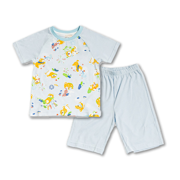 【enkeli】竹系列柴吉野餐日短袖家居套裝