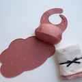 【Trick Holic】櫻桃雲朵矽膠餐墊-玫瑰粉_3
