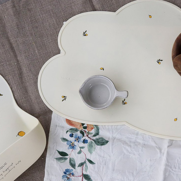 【Trick Holic】檸檬雲朵矽膠餐墊