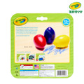 『預購-9月出貨』【Crayola】幼兒可水洗掌握蛋型蠟筆3色(紅/黃/藍)(適用年齡:1歲以上)_1
