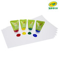 『預購-9月出貨』【Crayola】幼兒可水洗手指畫顏料4色組(紅/黃/藍/綠)(適用年齡:1歲以上)_2