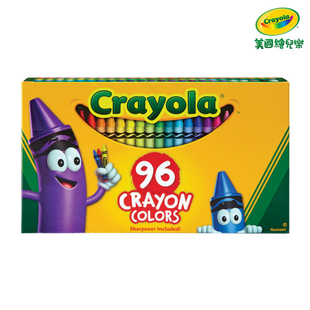 『新品預購-9月出貨』【Crayola 繪兒樂】彩色蠟筆96色(適用年齡:3歲以上)