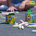 『新品預購-9月出貨』【Crayola 繪兒樂】可水洗戶外粉筆12色(適用年齡:4歲以上)_2