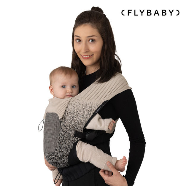 『新品預購-12月到貨』【Flybaby】Air 輕便透氣嬰兒揹巾_燕麥米