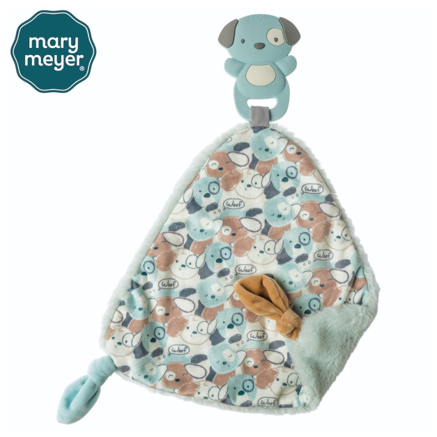 『福利品特賣會-絕版品』【MaryMeyer】固齒安撫巾-QQ狗