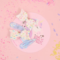 【soda n' cream】夢幻飾品-髮夾-迷你甜蜜糖霜 Bow(一組共4個髮夾)