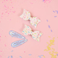 【soda n' cream】夢幻飾品-髮夾-迷你甜蜜糖霜 Bow(一組共4個髮夾)_1
