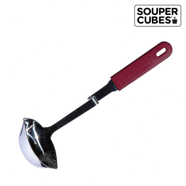 『新品預購-8月中下旬出貨』【Souper Cubes】專利430湯勺_酒紅色