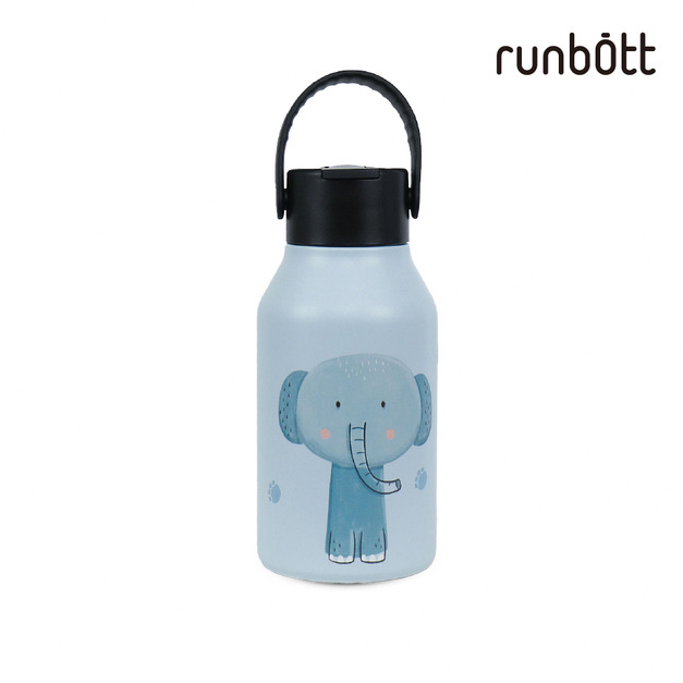『新品預購-2月出貨』【runbott】Mii 輕量陶瓷保溫瓶350ml_小象