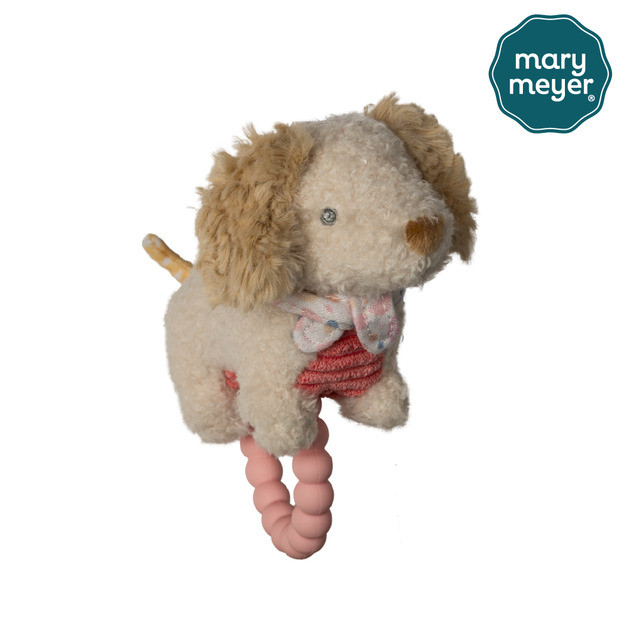 『新品預購-4月出貨』【MaryMeyer】柔軟手搖鈴-跳跳臘腸狗