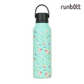 『新品預購-2月出貨』【runbott】Mii 輕量陶瓷保溫瓶600ml_草本花園