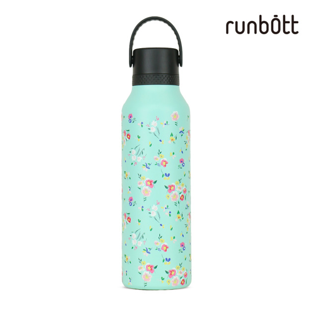 『新品預購-2月出貨』【runbott】Mii 輕量陶瓷保溫瓶600ml_草本花園