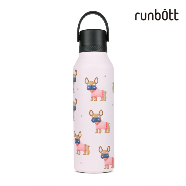 『新品預購-2月出貨』【runbott】Mii 輕量陶瓷保溫瓶600ml_鬥牛犬