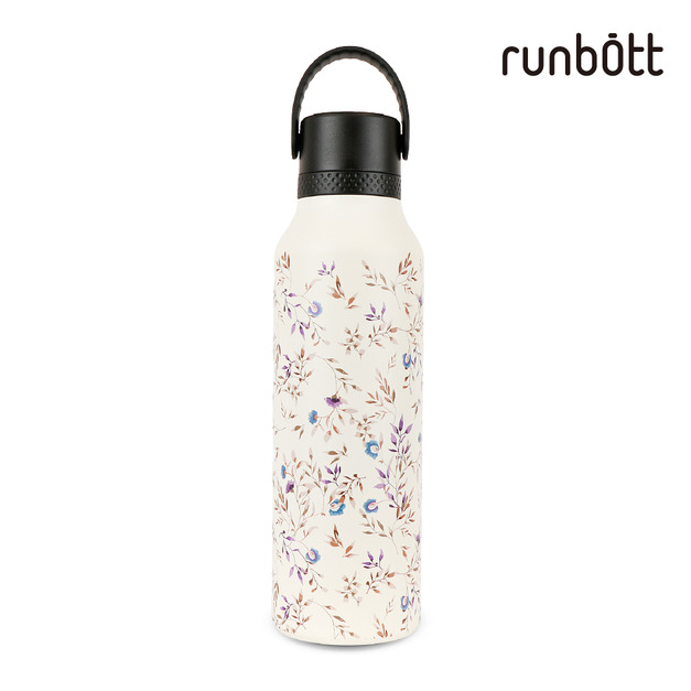『新品預購-2月出貨』【runbott】Mii 輕量陶瓷保溫瓶600ml_春野花園