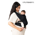 『新品預購-2月出貨』【Flybaby】Air 輕便透氣嬰兒揹巾_氣質黑_4