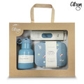 【Citron】經典餐具禮盒(奔上宇宙-點心盒+三層保溫瓶_250ml+兒童餐具四件組_霧靄藍)_1