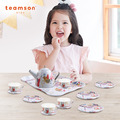 『新品』【Teamson kids】家家酒趣味下午茶-英倫鳥語花香15件茶具組_4