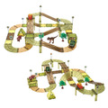 『預購-12月中下旬出貨』【Teamson kids】恐龍軌道車磁力片豪華組(80psc-含恐龍電動車)_12