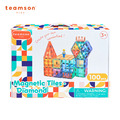 『預購-12月中下旬出貨』【Teamson kids】奇幻水晶鑽石磁力片車子豪華組-100psc(下單贈湯姆貓與傑利鼠筆電玩具組)_1