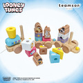 『新品』【Teamson kids】華納Looney Tunes 造型小火車組拉繩組(樂一通木製火車)_6