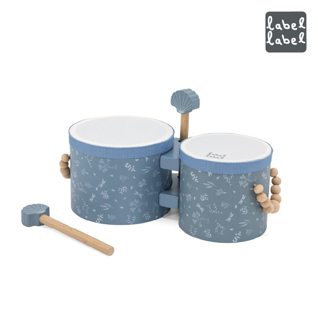 『缺貨』【Label Label】木製手鼓-藏青藍